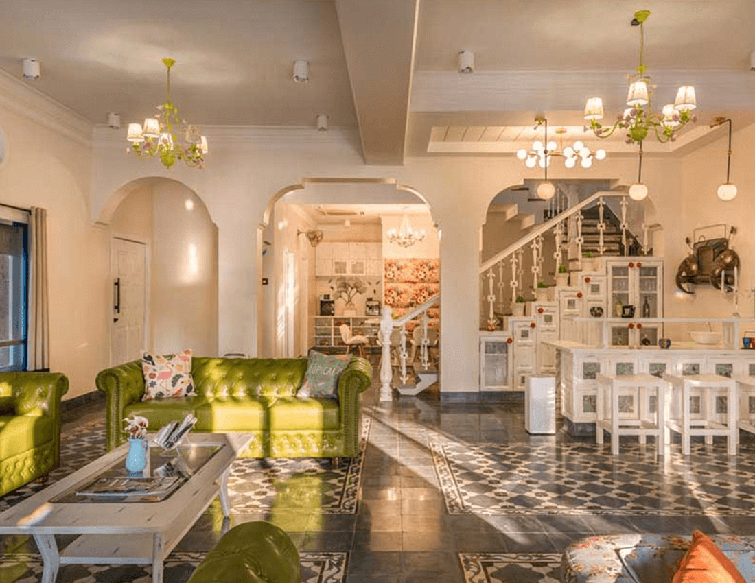 Living Room with stunning portugese style interior