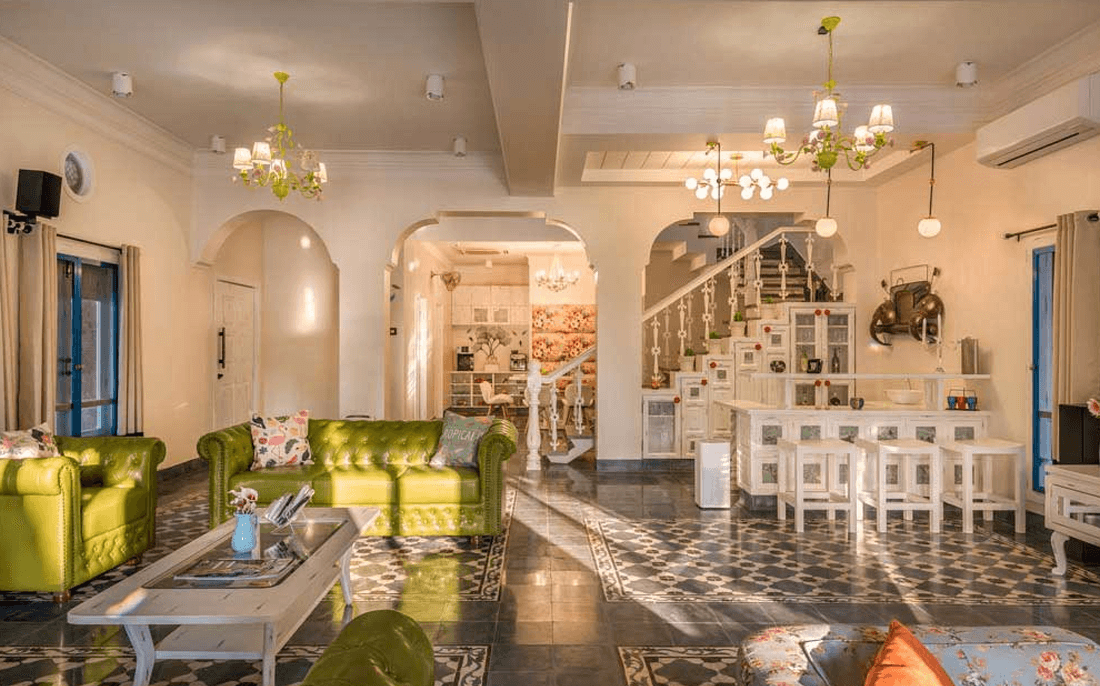 Living Room with stunning portugese style interior